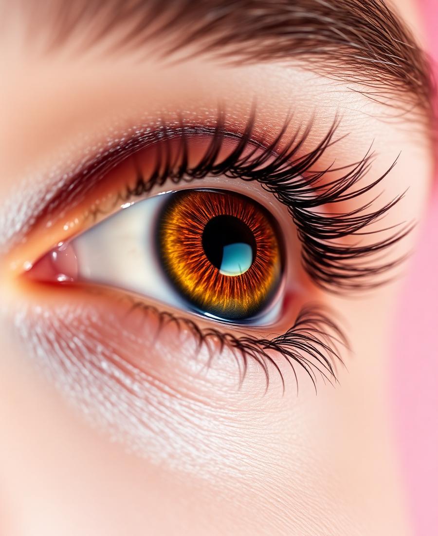 Eye wearing Cashmere Brown contact lens